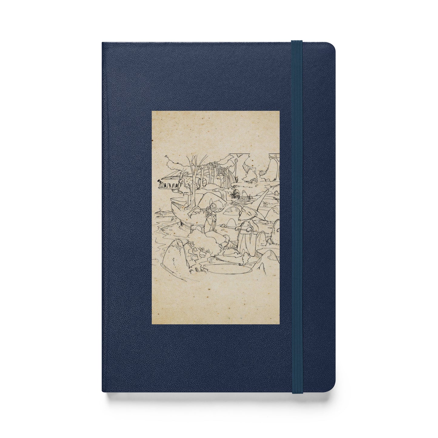 Hardcover bound notebook